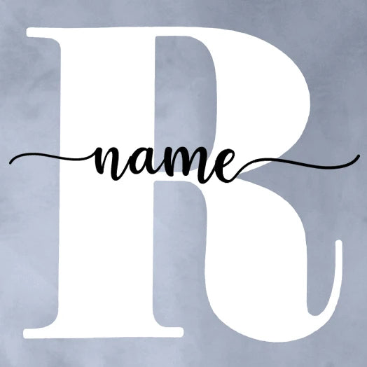 Personalisierte Initial-Baby-Bodysuit – Namensoptionen