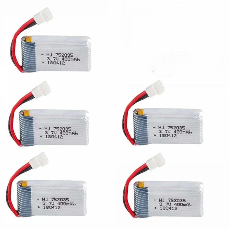 3.7 V 400 mAh RC-batteri och laddare - alternativ