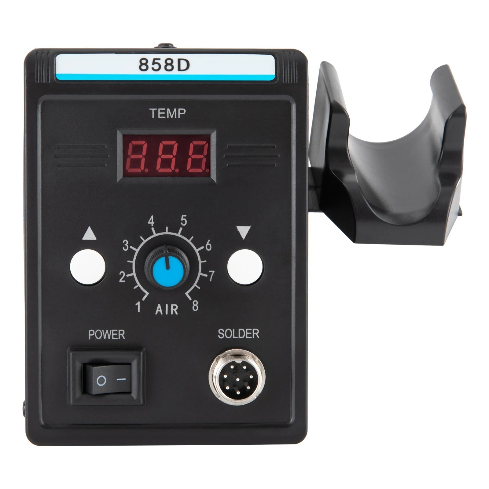 700W Hot Air Rework SMD Soldering Station With Heat Gun Set Temperature LED Screen Display For Electronics Repairs