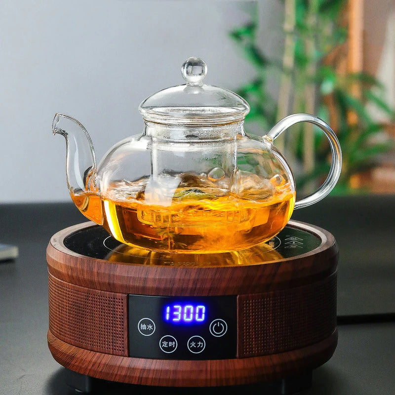 Borosilicate Glass Teapot with Infuser, 400–1000ml