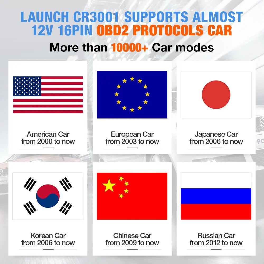 LAUNCH X431 CR3001 OBD2 Diagnostic Scanner