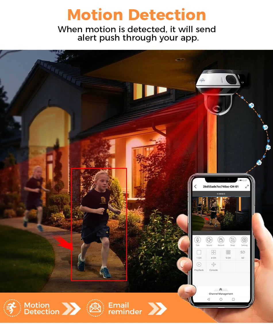6MP Vandal-Proof PoE IP Dome Security Camera with Zoom