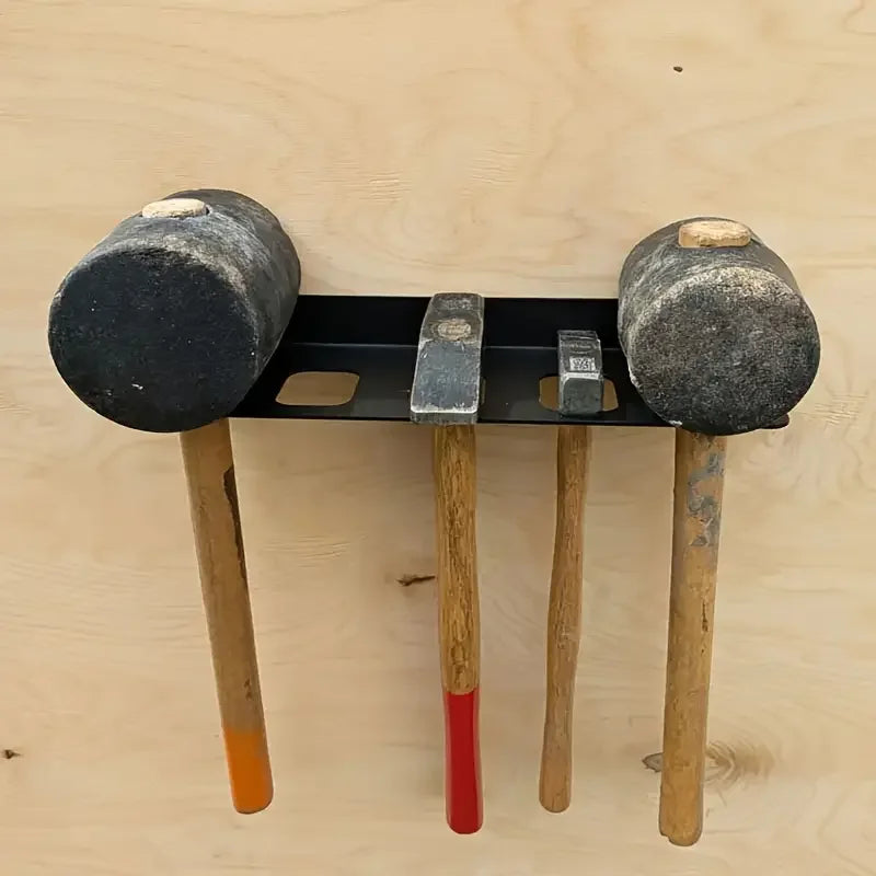Wall-Mounted Metal Tool Organiser Rack