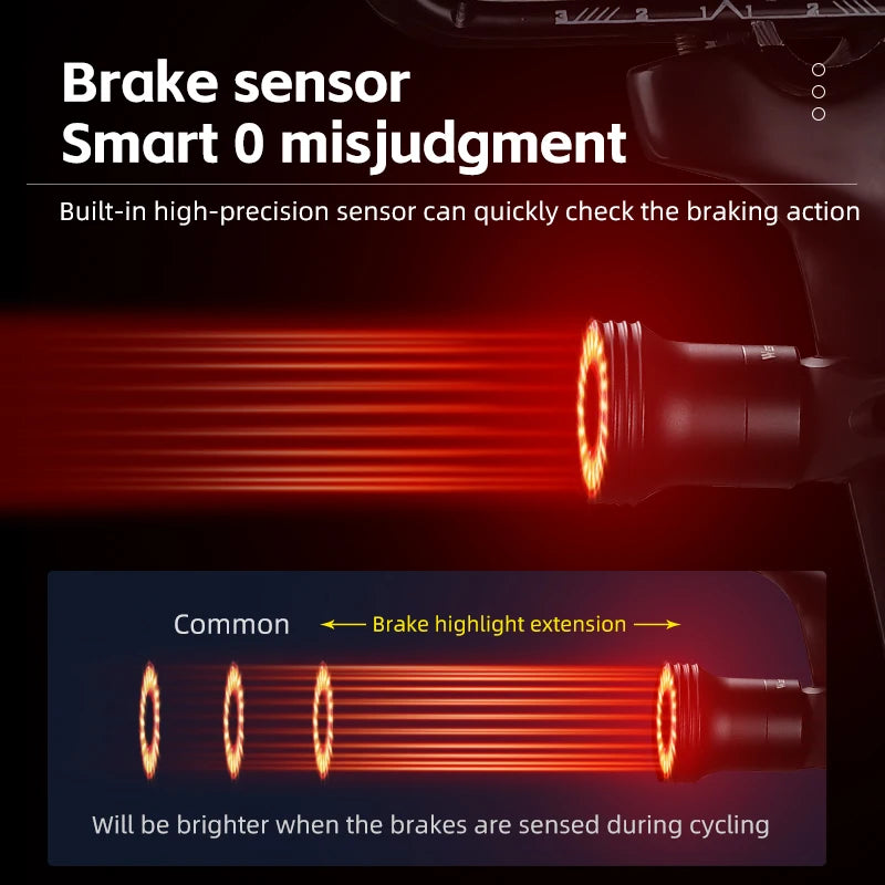 Smart Bicycle Tail Light — USB-C