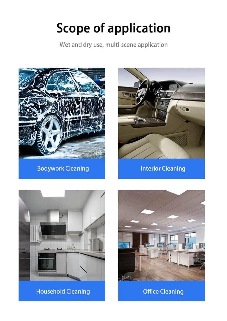 SEAMETAL Microfiber Car Washing Gloves Auto Wheel Hub Rim Cleaning Mitt Ultra-Soft Thickening Wash Glove for Car Detailing Care