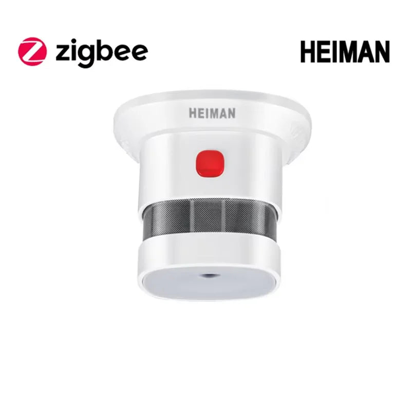 Detector de humo Zigbee HEIMAN para seguridad del hogar inteligente