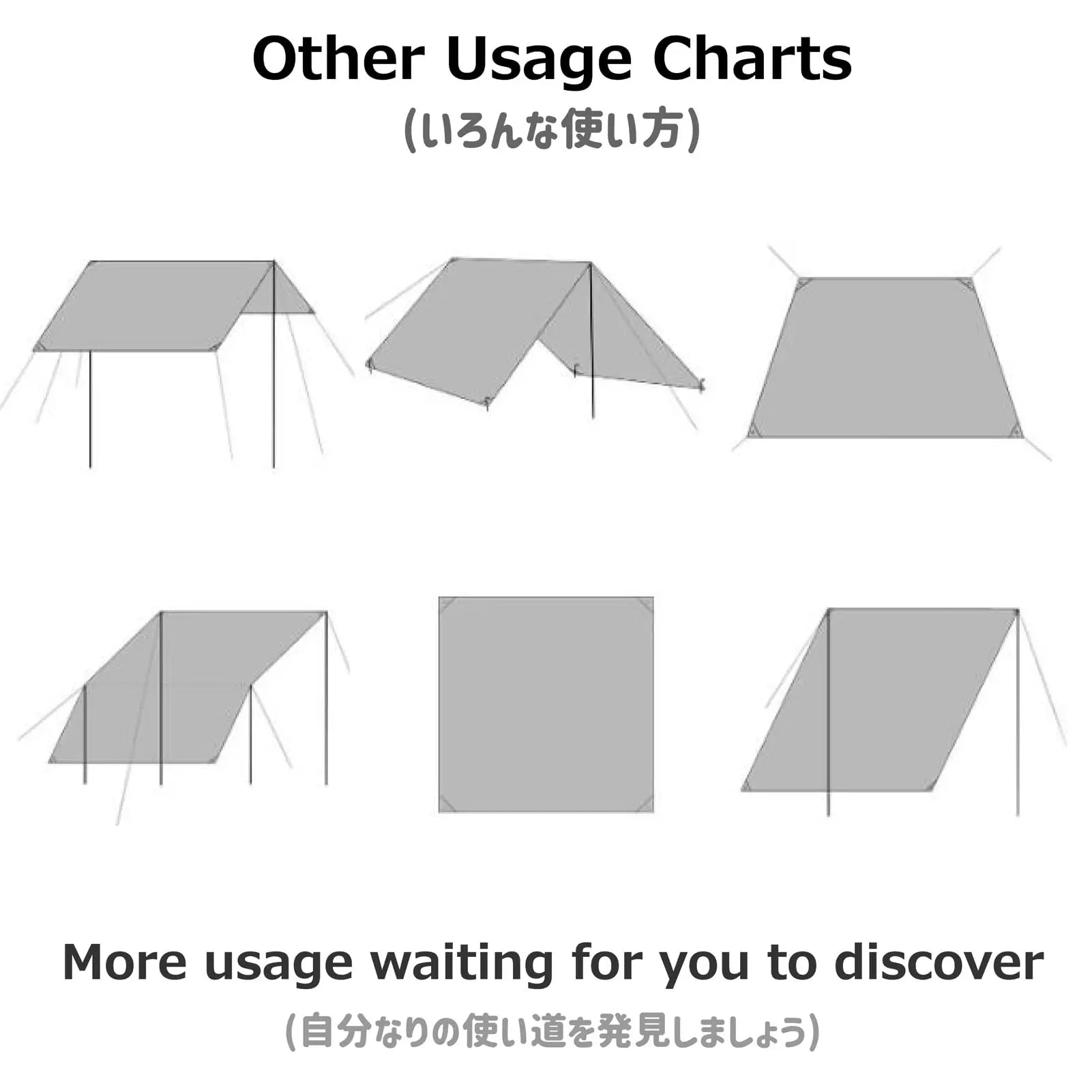 Waterproof Camping Tent Tarp Hammock Rain Fly Footprint Ground Cloth Shelter Sunshade Beach Picnic Blanket Mat for Outdoor