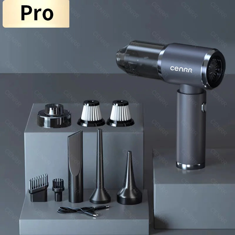 CENRR 210000PA Mini Car Vacuum Cleaner Wireless Powerful Vacuum Car Cleaner Handheld Portable Vacuum Cleaner Cleaning Machine