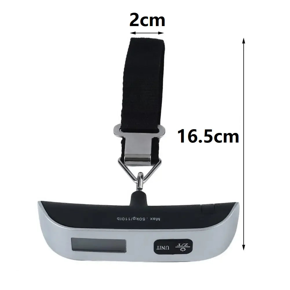 Luggage Scale 110lb 50kg Digital Handheld Portable Hanging Baggage Scale for Travel Suitcase Weight Scale