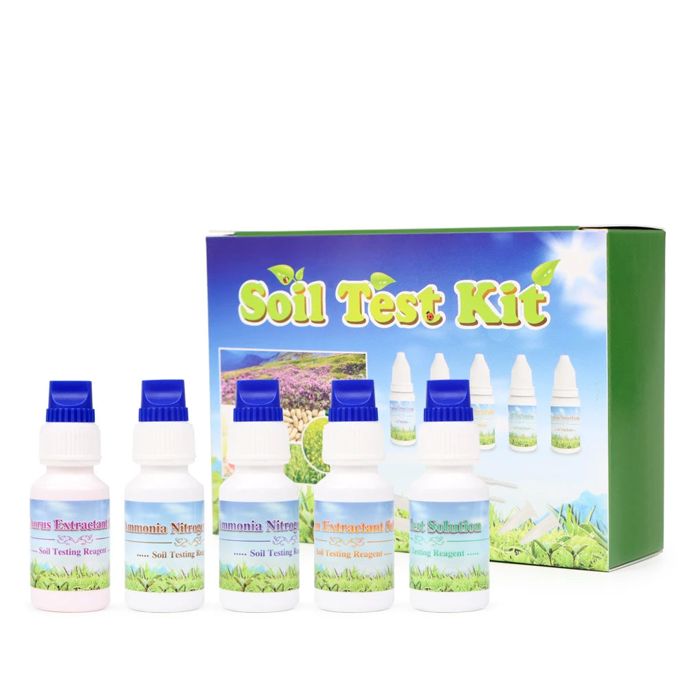 Kit de test de réactifs pour pH du sol et NPK