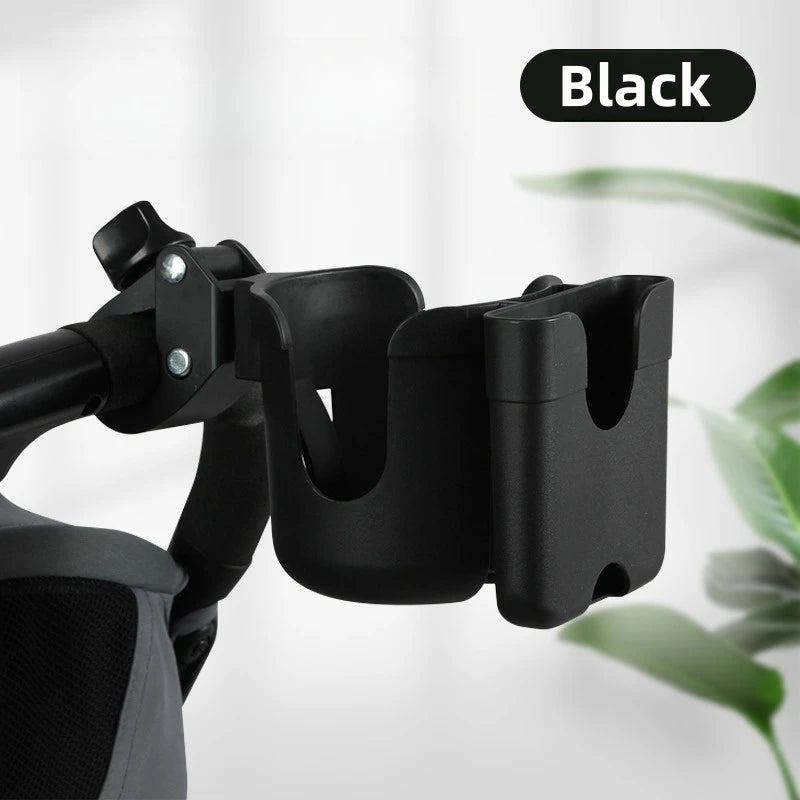 Stroller Cup and Phone Holder for Prams with Anti-Slip Design