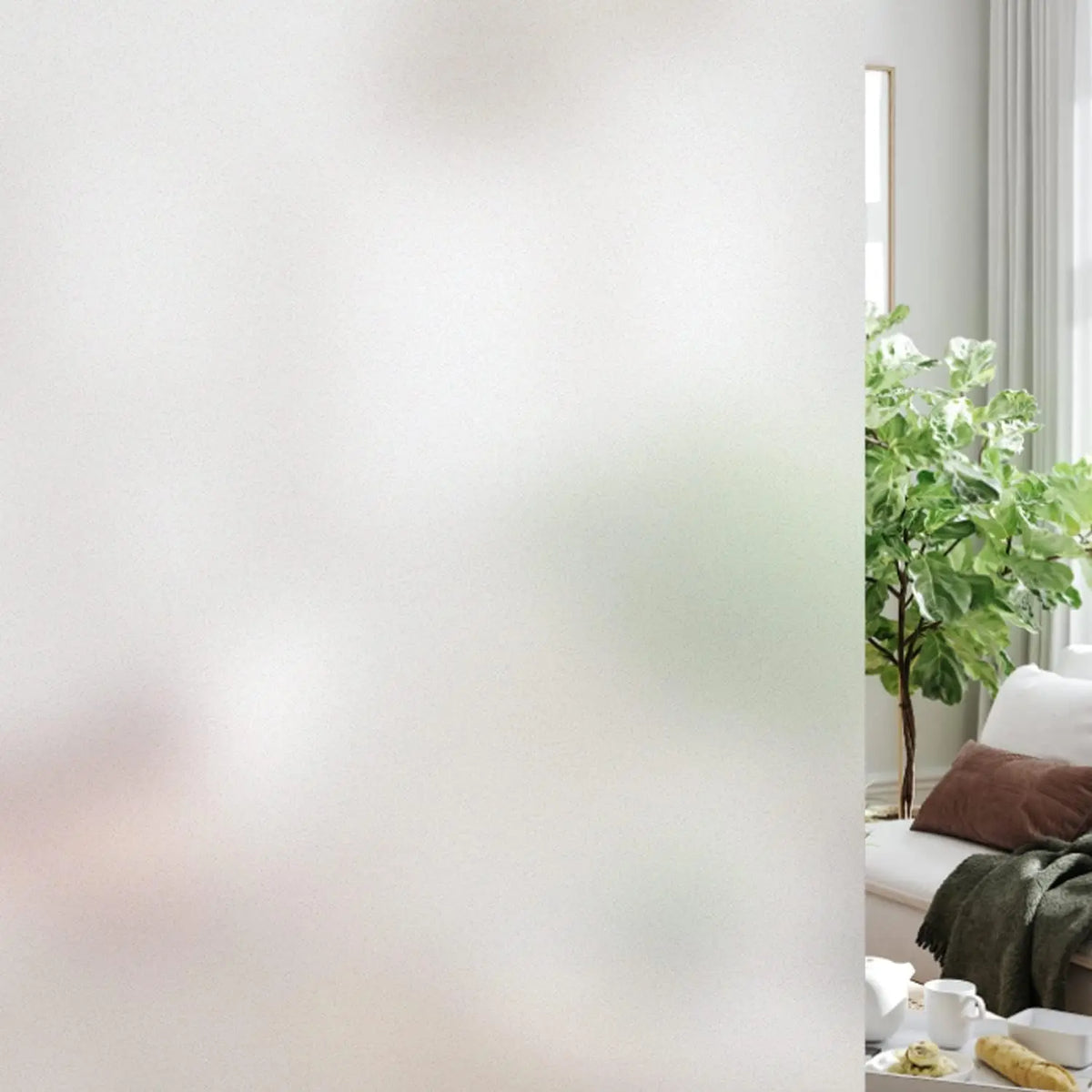 Frosted Static-Cling Window Privacy Film