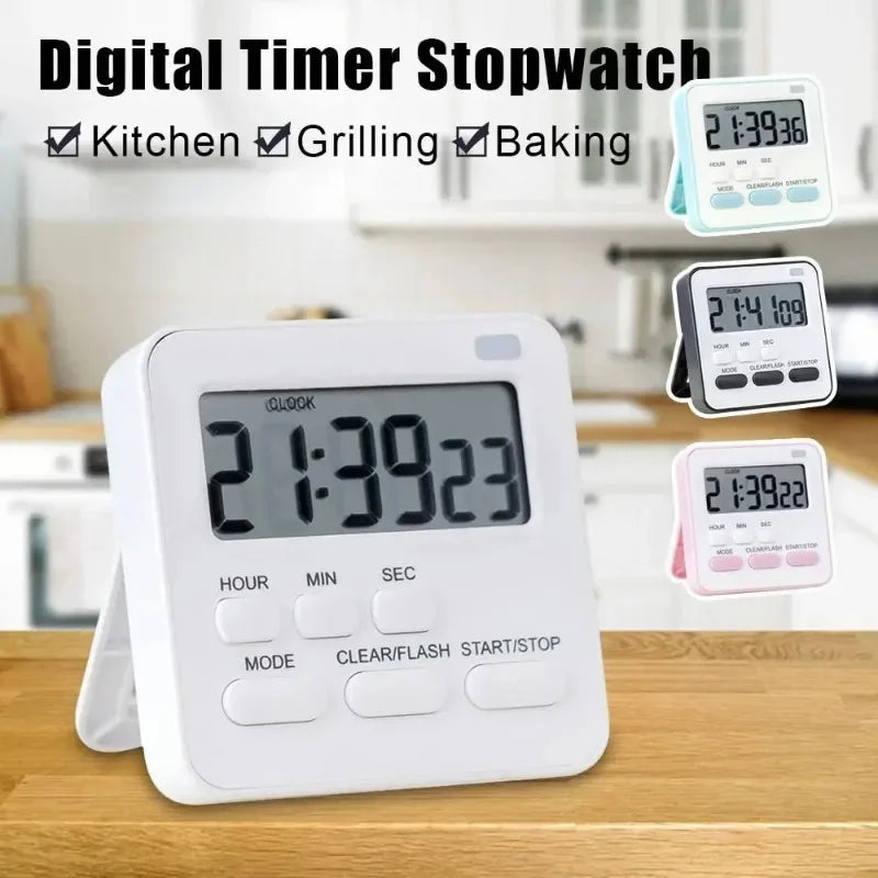 Digital Kitchen Timer with Stand and Magnet