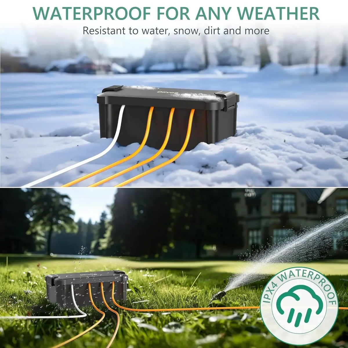 Outdoor Cable-Connection Box - Four or Six Ports