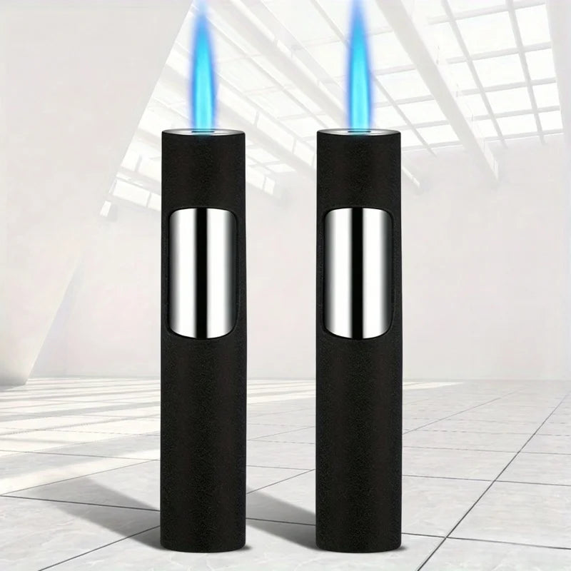 Windproof Blue Jet Flame Mini Refillable Torch Lighter