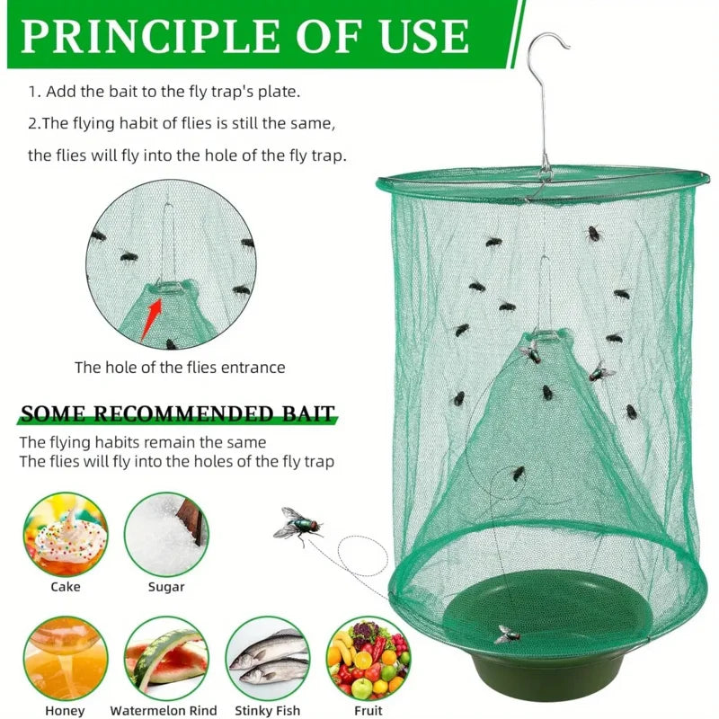 Hanging Reusable Fly Traps - Pack Options