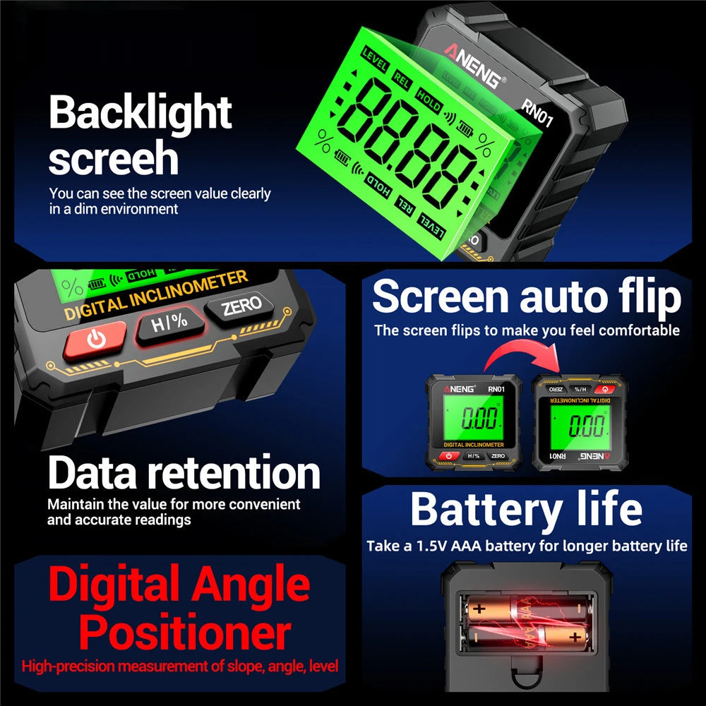 Digital Magnetic Angle Gauge