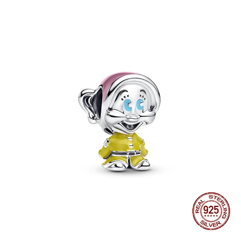 925 Silver Witch Charm Bead for Disney-Inspired Bracelets