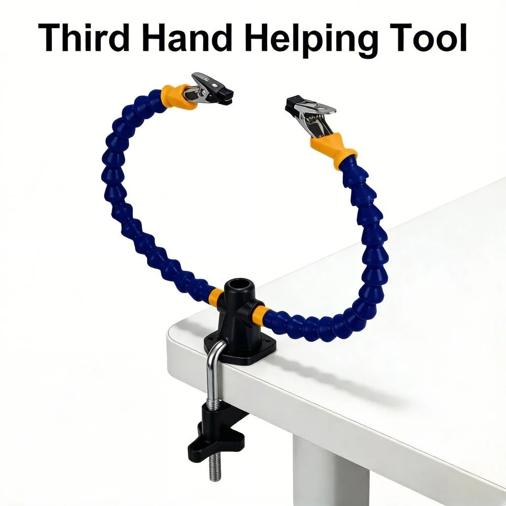 Support de soudage à mains libres flexible avec pince de table