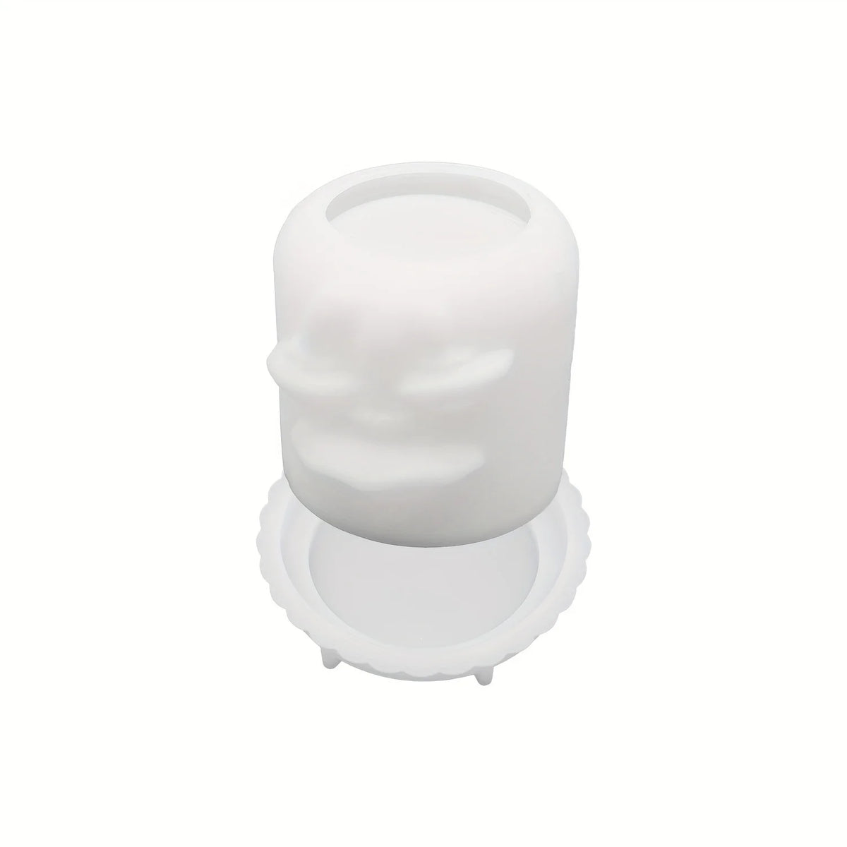 Silicone Mushroom Jar and Lid Casting Mould