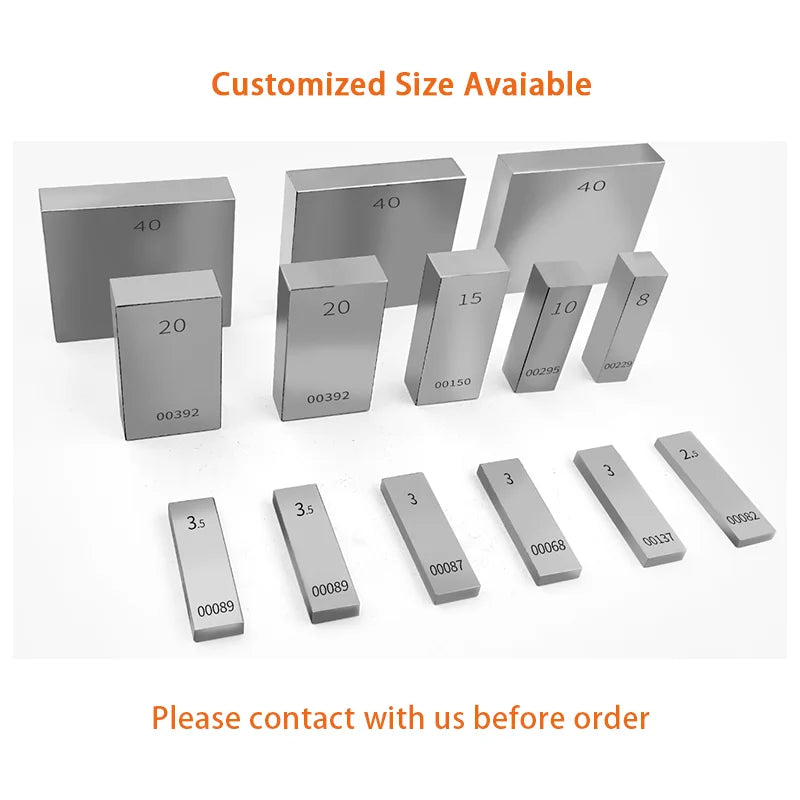 32-Piece Steel Gauge Block Set - Grade Options