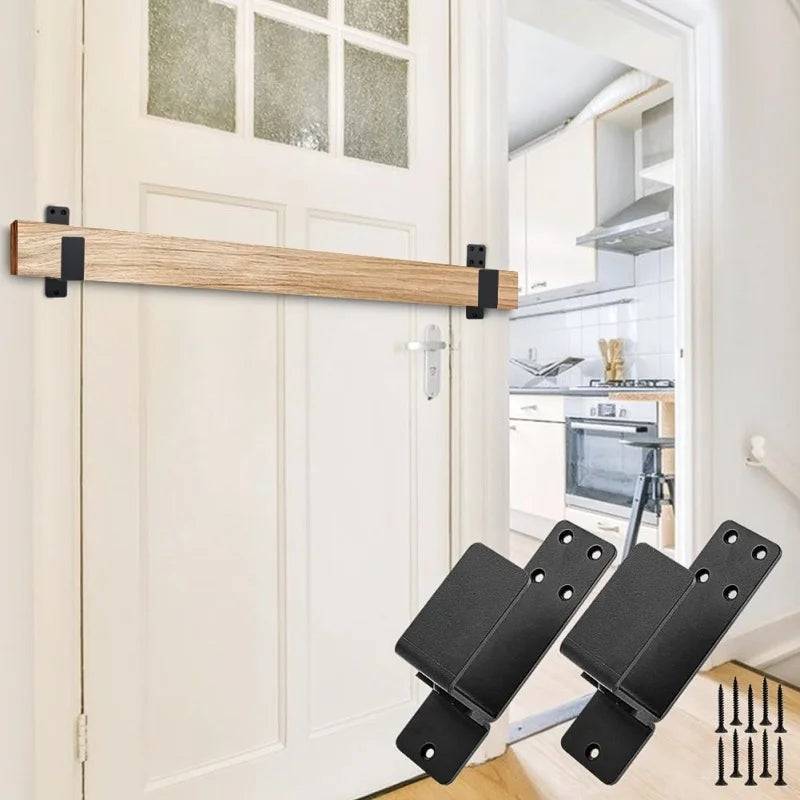 Опорни скоби за лост за врата за греди 2x4, 2 броя