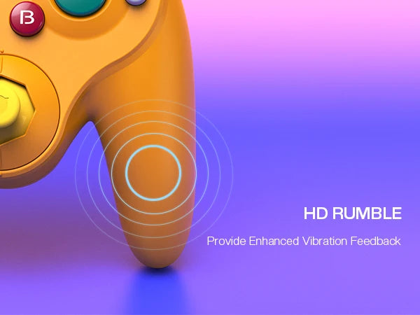 Kabelloser Gamecontroller für Switch, PC & GameCube mit Hall-Effekt-Sticks