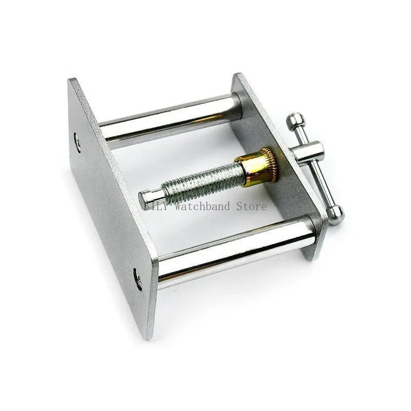 Presse pour boîtier de montre et cristal avec options de matrice