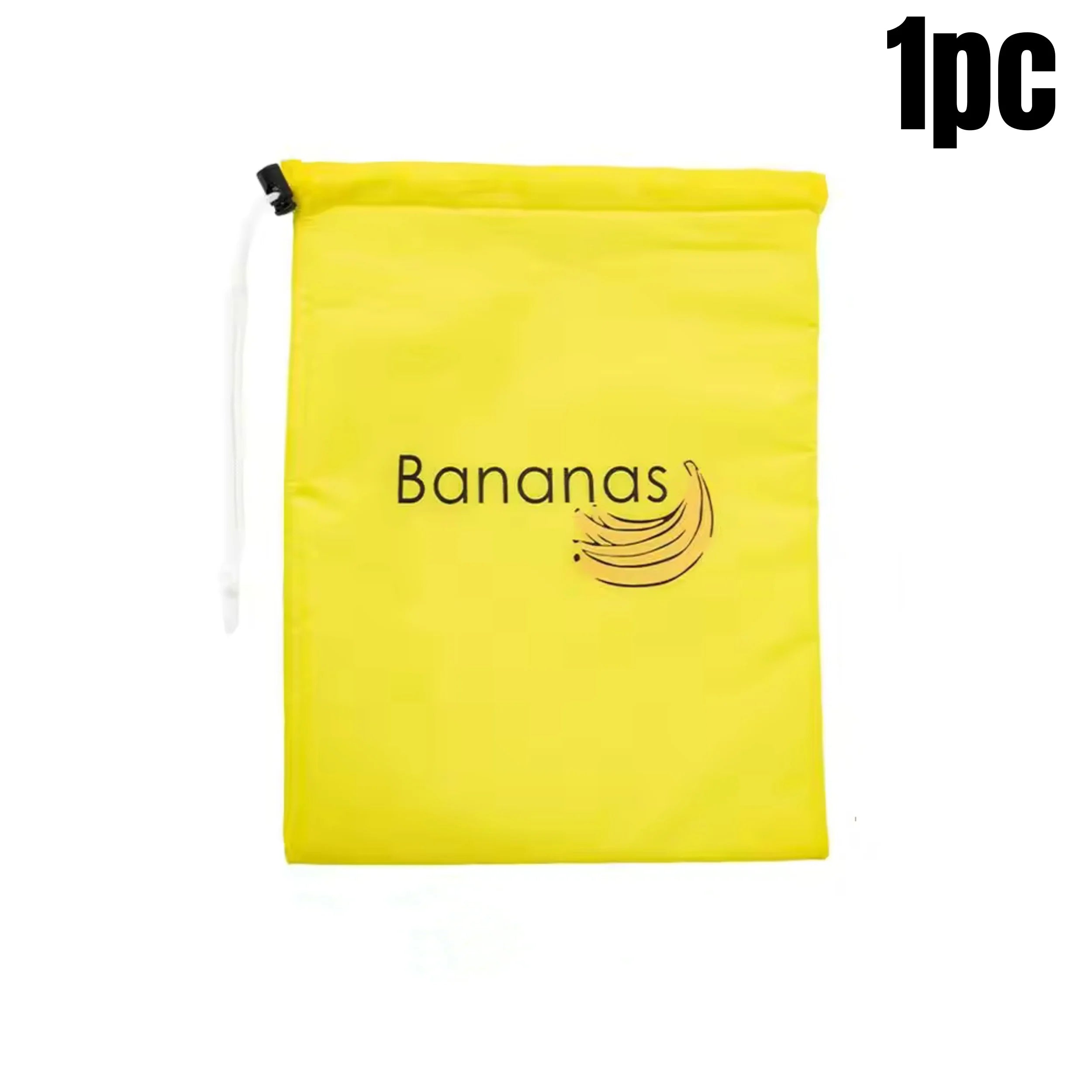 1/2/3/5Pcs Durable Yellow Banana Storage Bags Insulated Fruit Vegetable Fresh-keep Bundle Pocket Drawstring Banana Preserve Bag