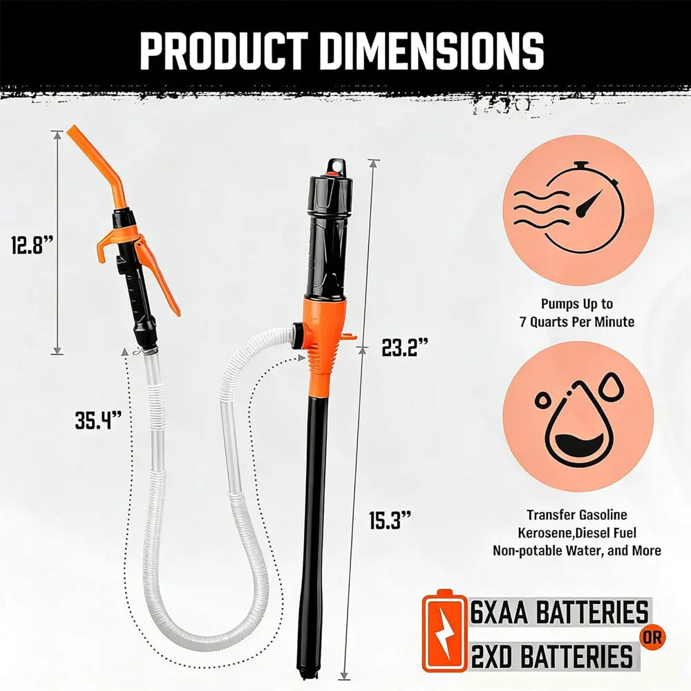 Battery-Powered Liquid Transfer Pump, Pump Only