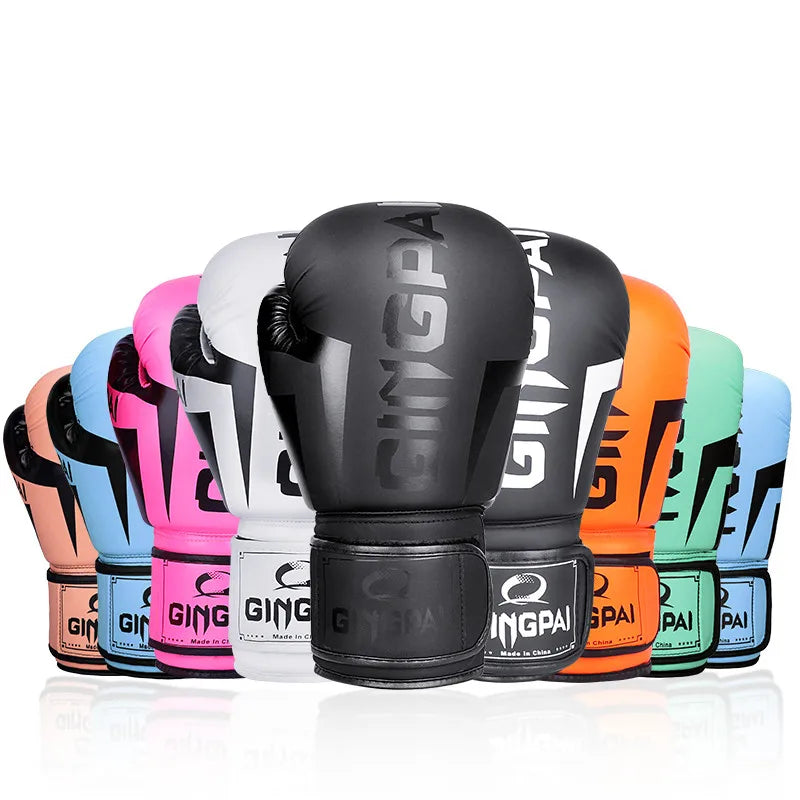 6/8/10/12oz Kids Women/Men Boxing Gloves Sanda Sparring Muay Thai MMA Karate Punch Training Mitts Kickboxing Boxe De Luva DEO