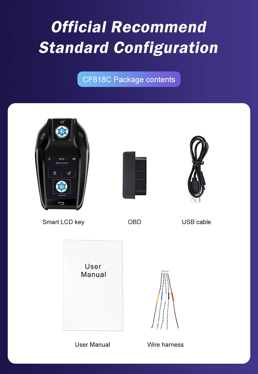 2024 új univerzális LCD okos kulcs APP testreszabott háttérkép BMW LCD KEY kényelmes belépés automatazár