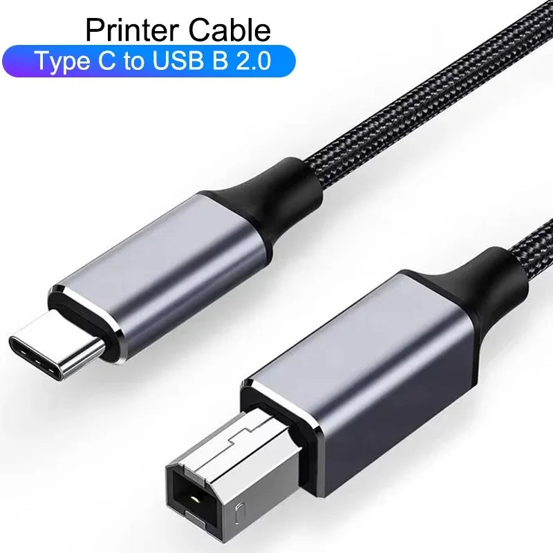Καλώδιο δεδομένων USB-C σε USB-B για συμβατά περιφερειακά