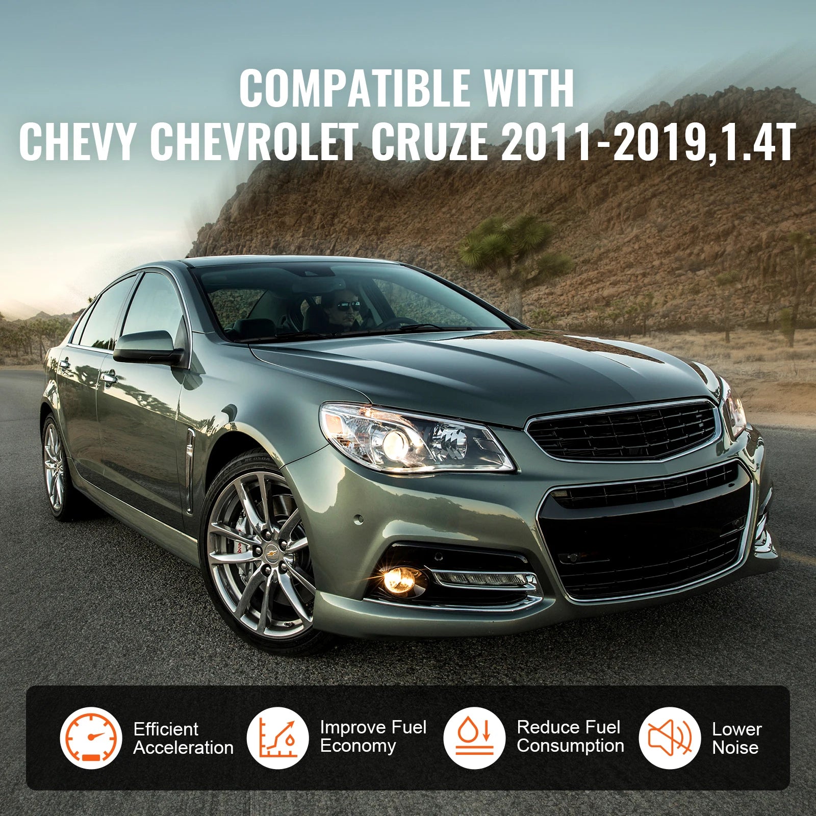Kit de turbocompresseur pour Chevy Cruze 2011–2019 1.4T avec joints