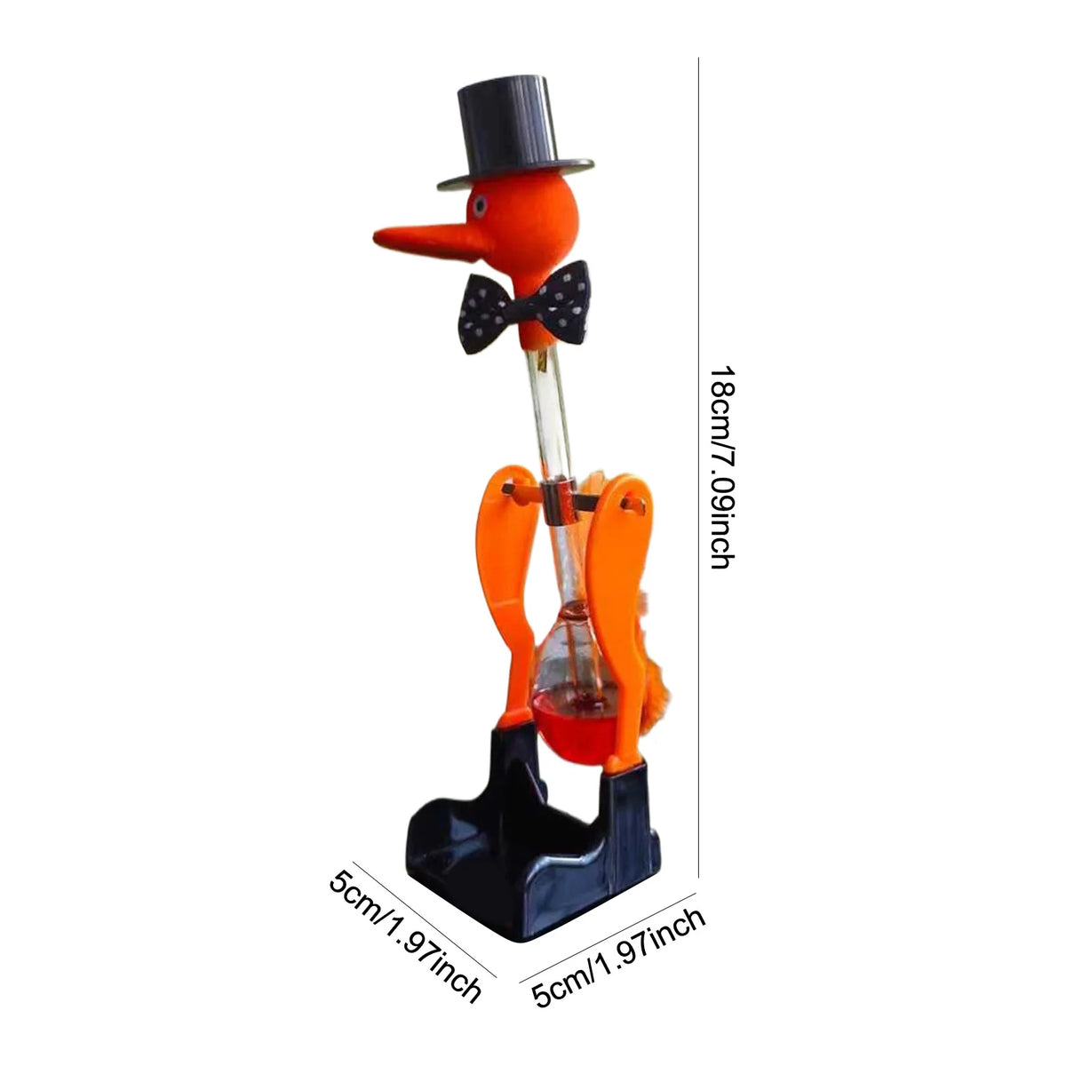 Στολίδι γραφείου Bobbing Glass Drinking Bird