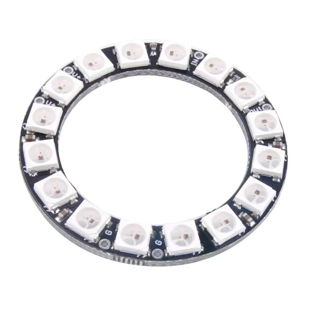 WS2812B individueel adresseerbare RGB-ledring of -strip
