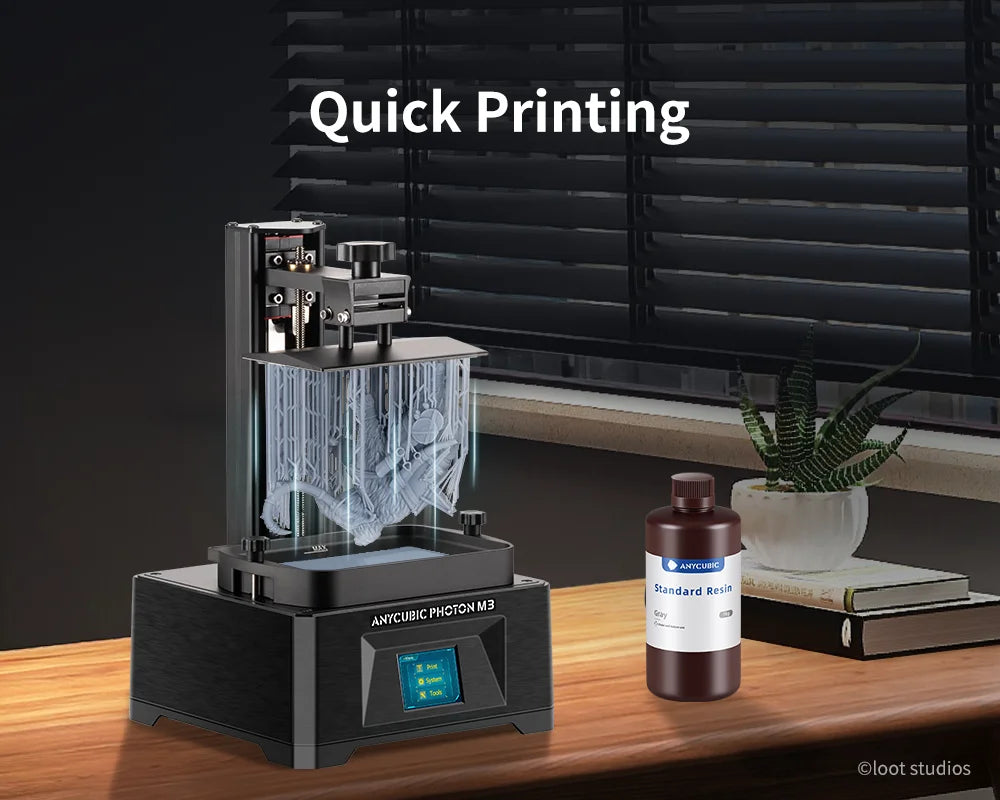 ANYCUBIC 405nm UV Resin for High-Precision 3D Printing