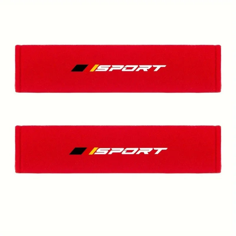 2 Pcs Soft and Comfortable Car Seat Belt Cushions, Personalized and Fashionable Seat Belt Cushions, Suitable for Vehicle Use