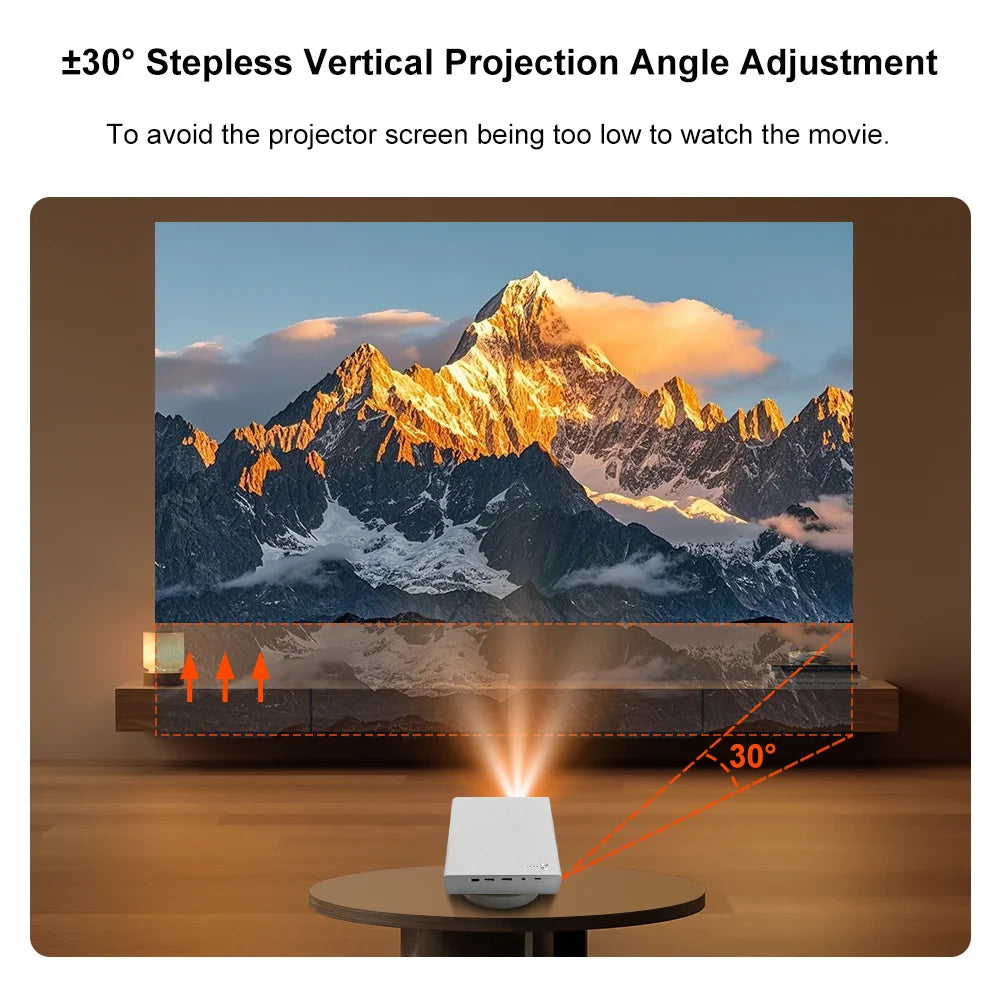 Mini Desktop Projector Stand with Tilt & 1/4-Inch Mount