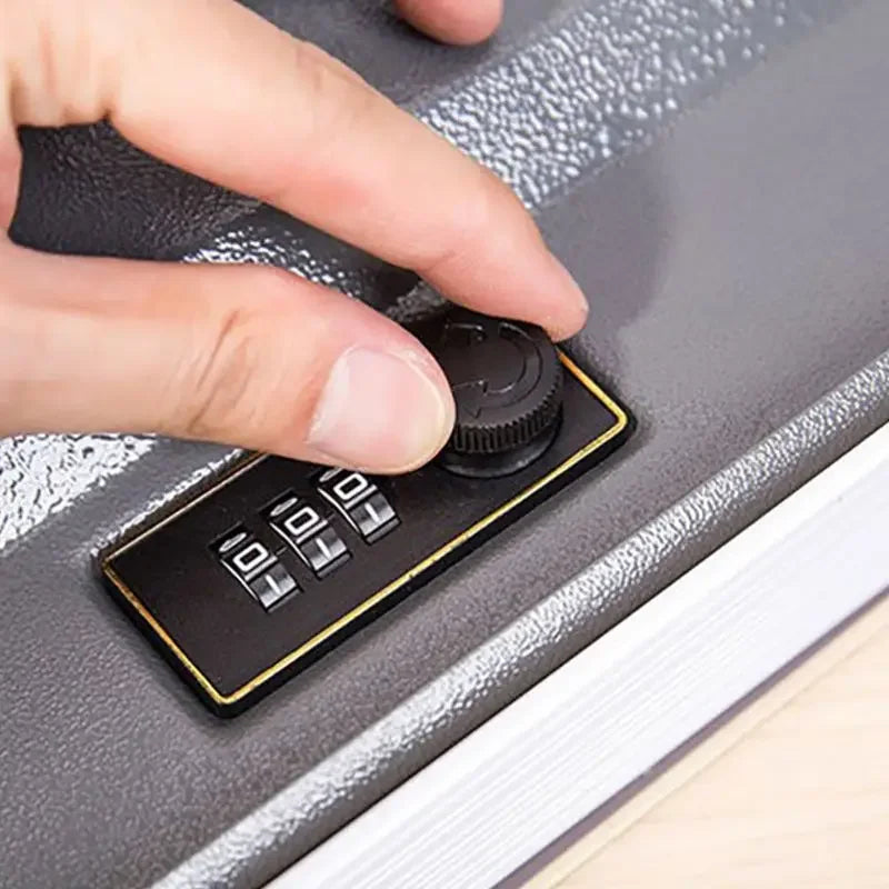 Hidden Book Safe Box with Lock for Cash, Keys & Valuables