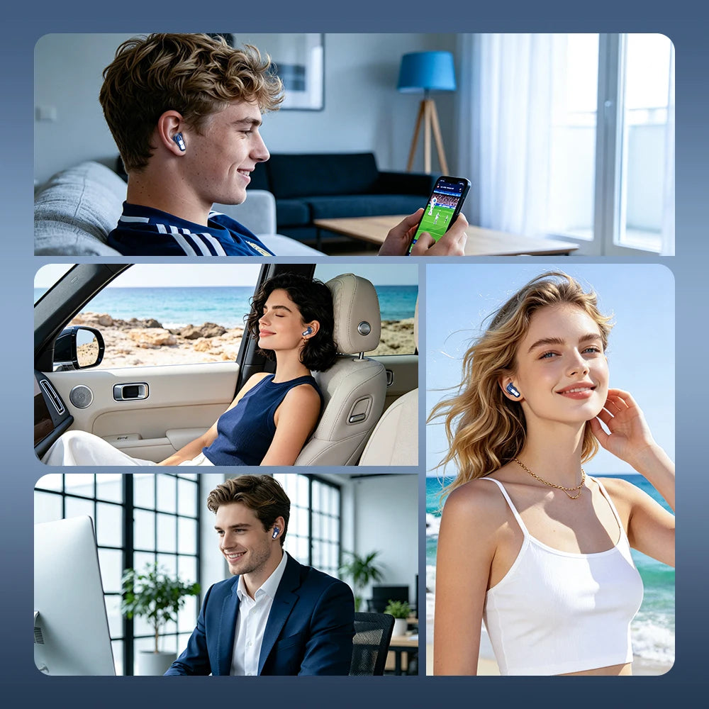 TWS Wireless Earbuds with AI Translator and Power Bank
