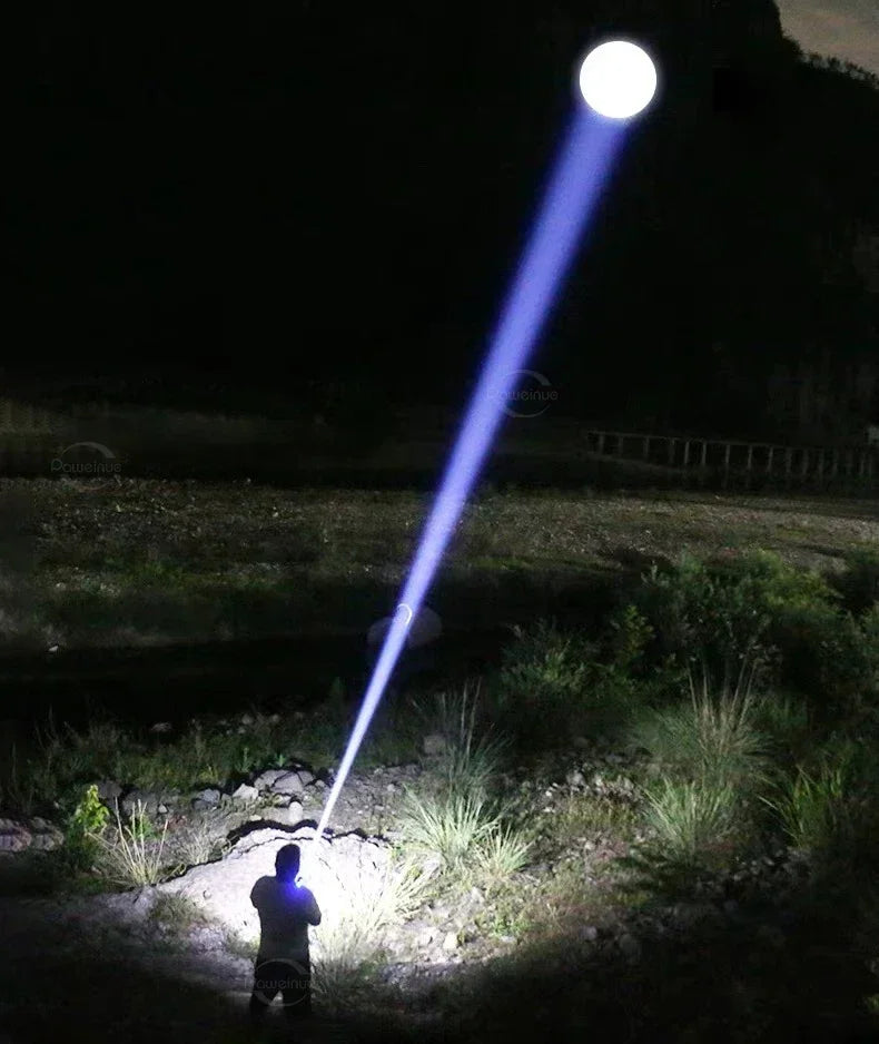 Rechargeable Zoom LED Torch, Large or Small COB Option