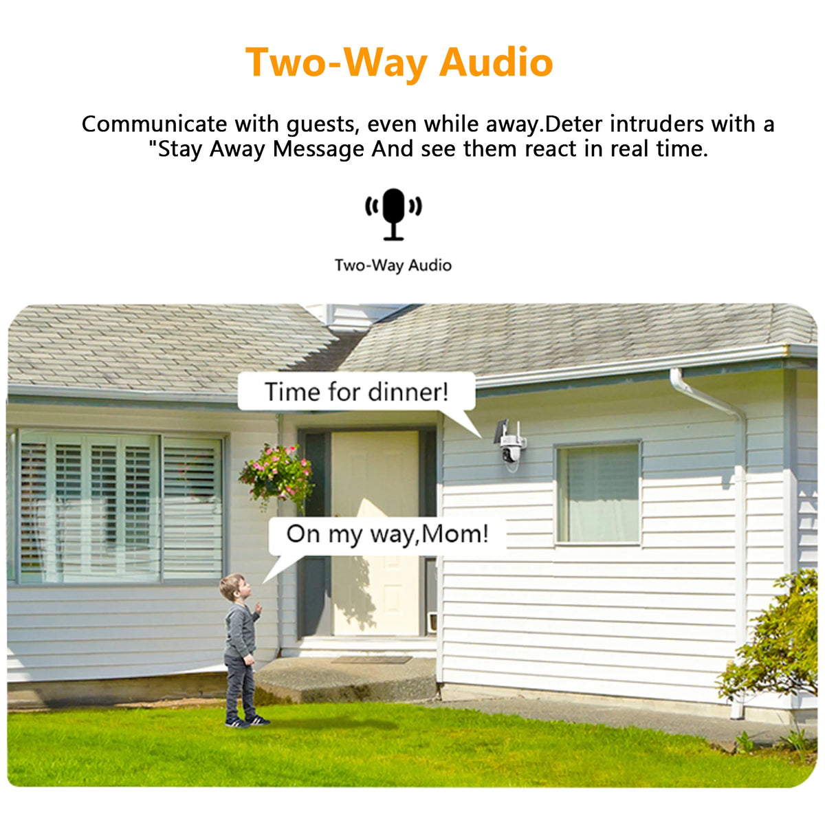 Dual Lens 2K Solar Battery Security Camera Wireless Outdoor Pan Tilt WiFi Camera