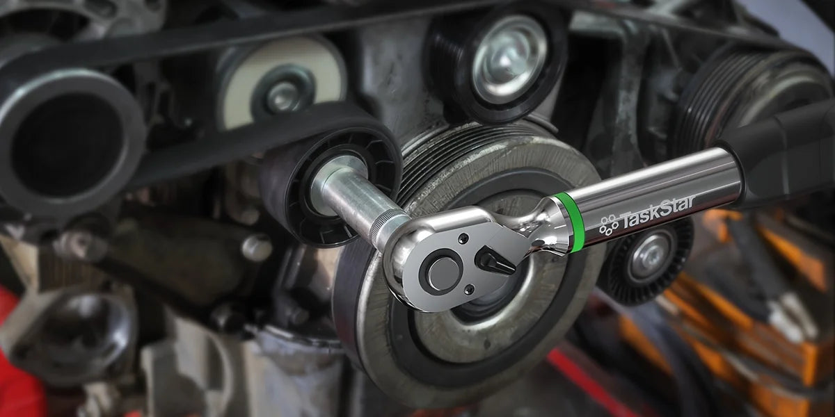 Clé dynamométrique numérique 3/8" ±2% de précision avec écran LCD et ensemble d'adaptateurs