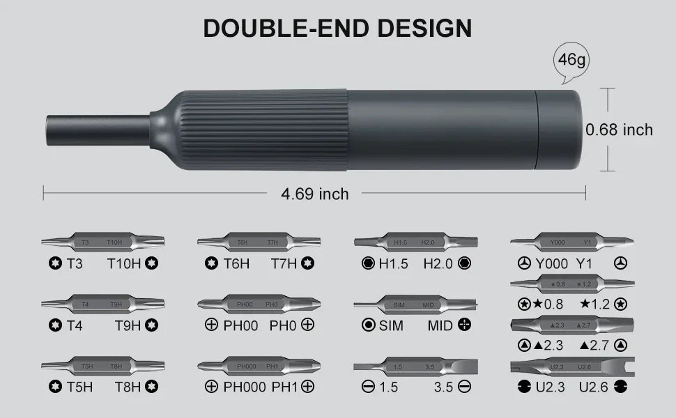 27-in-1 Pen-Style Precision Screwdriver