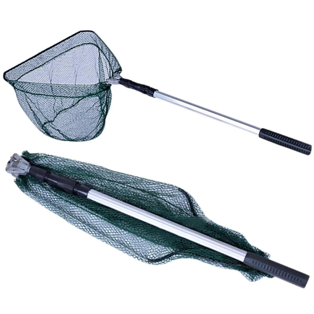 Telescopic Folding Fishing Landing Net with Long Extendable Handle