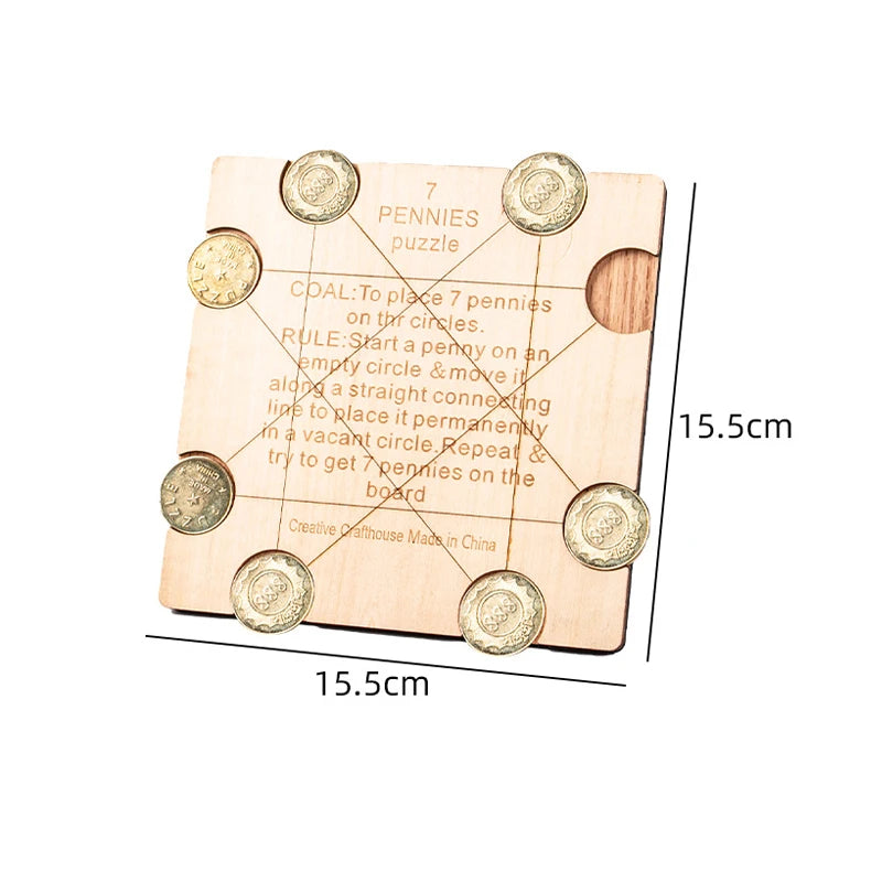 Holzpfennig-Puzzle – Designoptionen