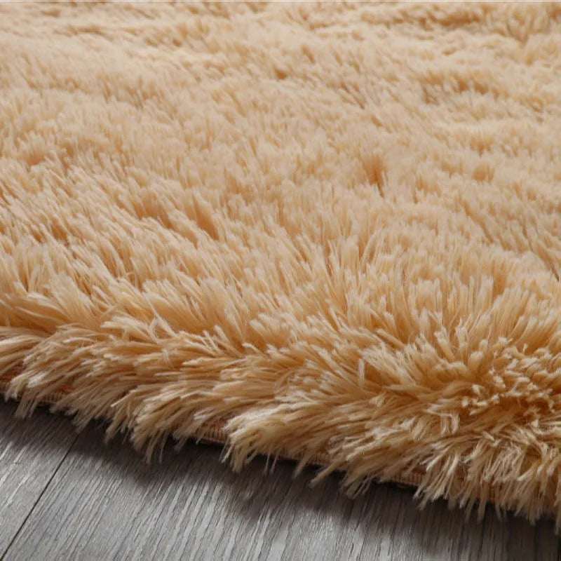 White Fluffy Hall Carpet Modern Living Room Bedroom Home Decor Large Mats Thickened Non-Slip Girl Children's Room Pink Furry Rug