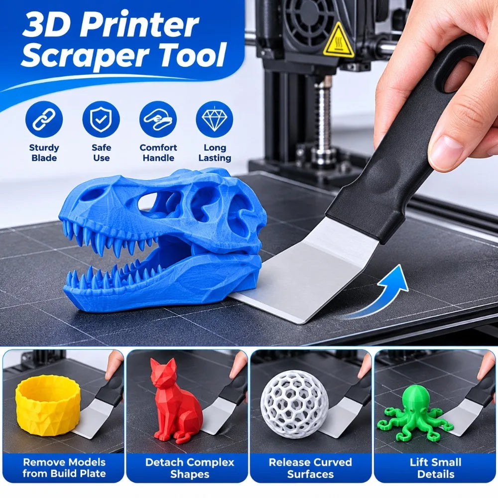 3D Printing Tools, Various Types Tools, Scissors, Cleaning Needles, Tweezers, Pliers, Deburring Kits, Universal 3D Printer Tools
