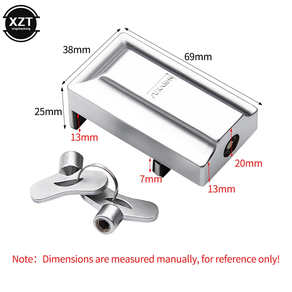 Keyed Sliding Window Restrictor Lock